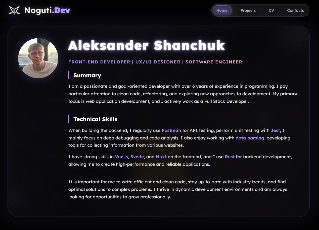 Project screenshot